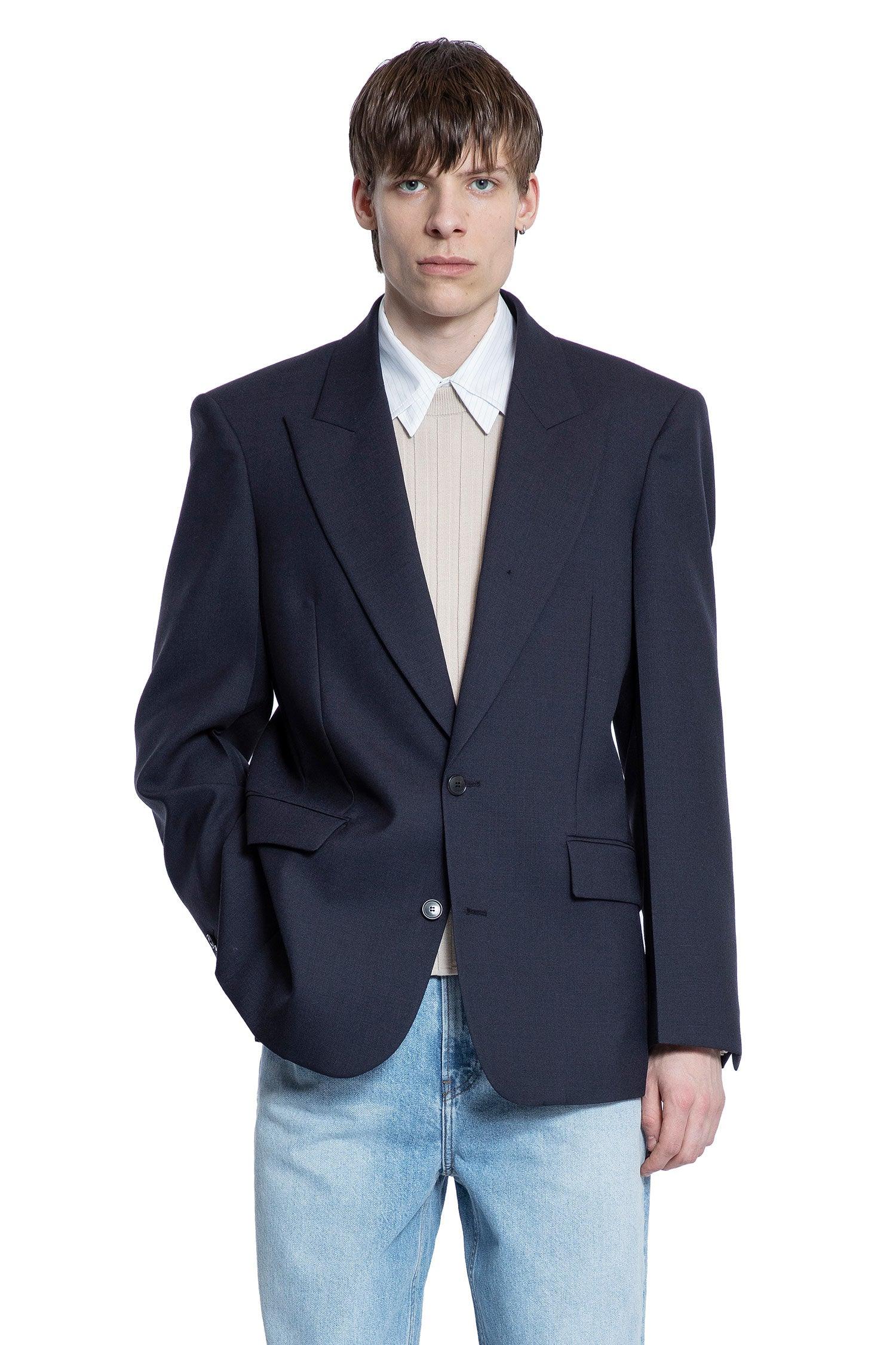 Structured Wool Tailored Blazer - Antonioli.eu