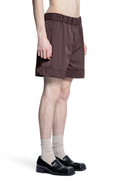 RECTO MAN BROWN SHORTS & SKIRTS