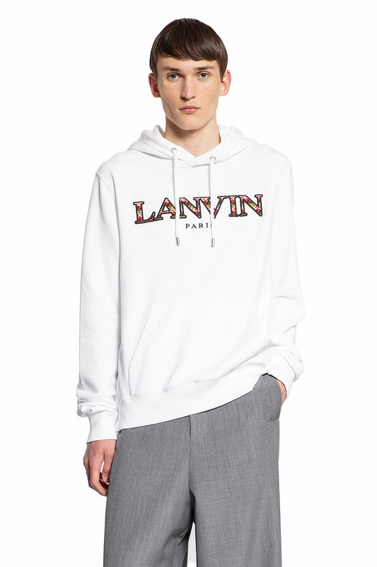 LANVIN MAN WHITE SWEATSHIRTS