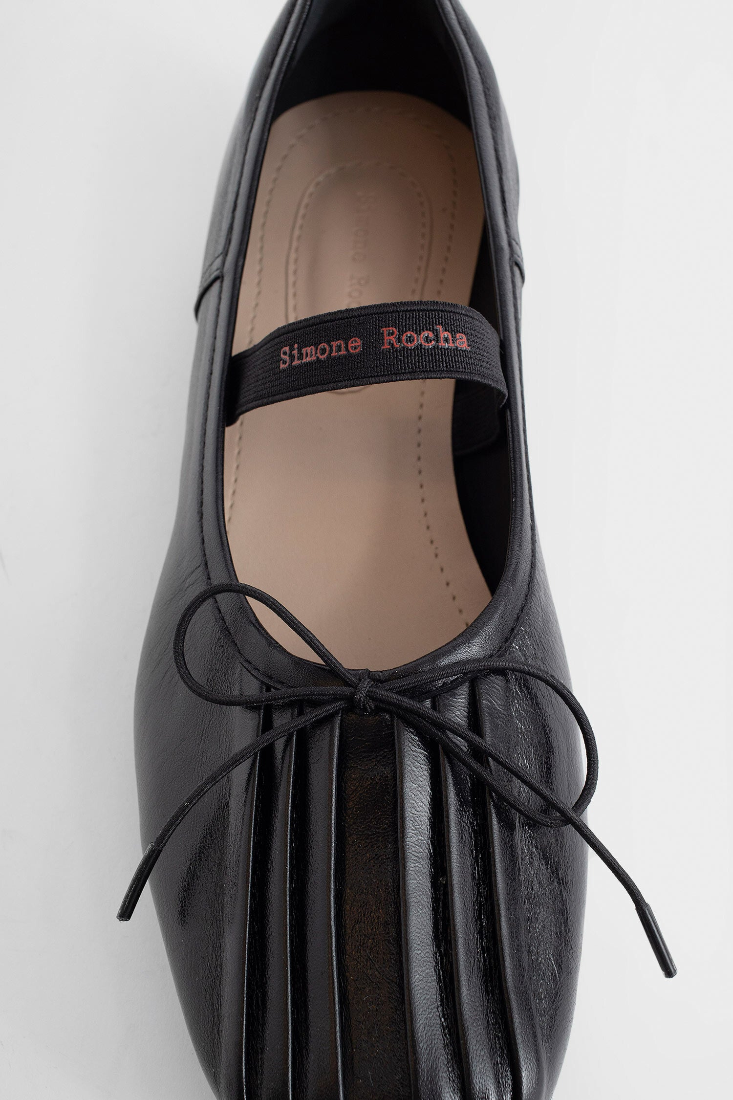 SIMONE ROCHA WOMAN BLACK FLATS