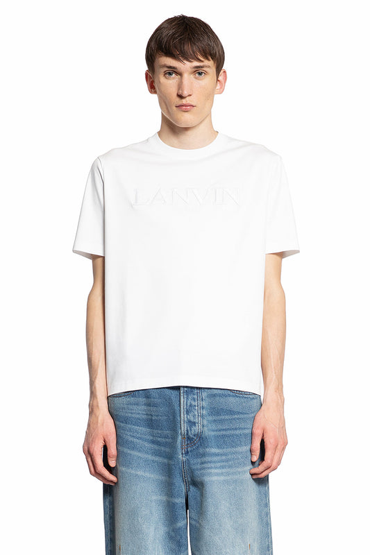 LANVIN MAN WHITE T-SHIRTS & TANK TOPS