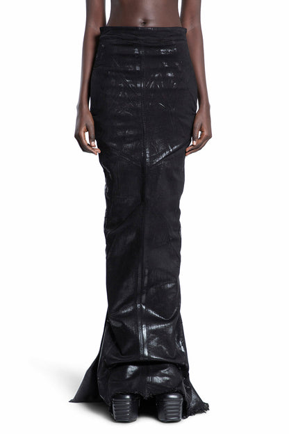 RICK OWENS WOMAN BLACK SKIRTS