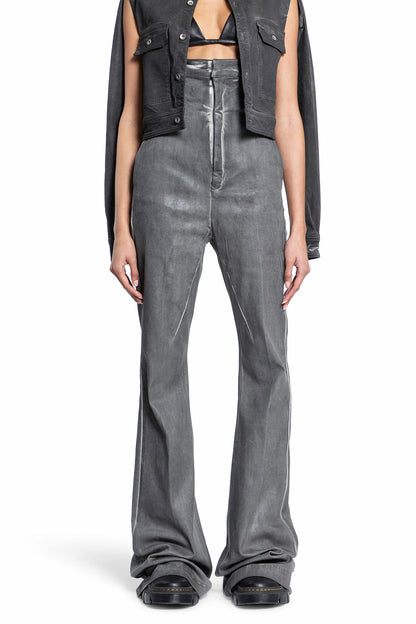 RICK OWENS WOMAN GREY JEANS