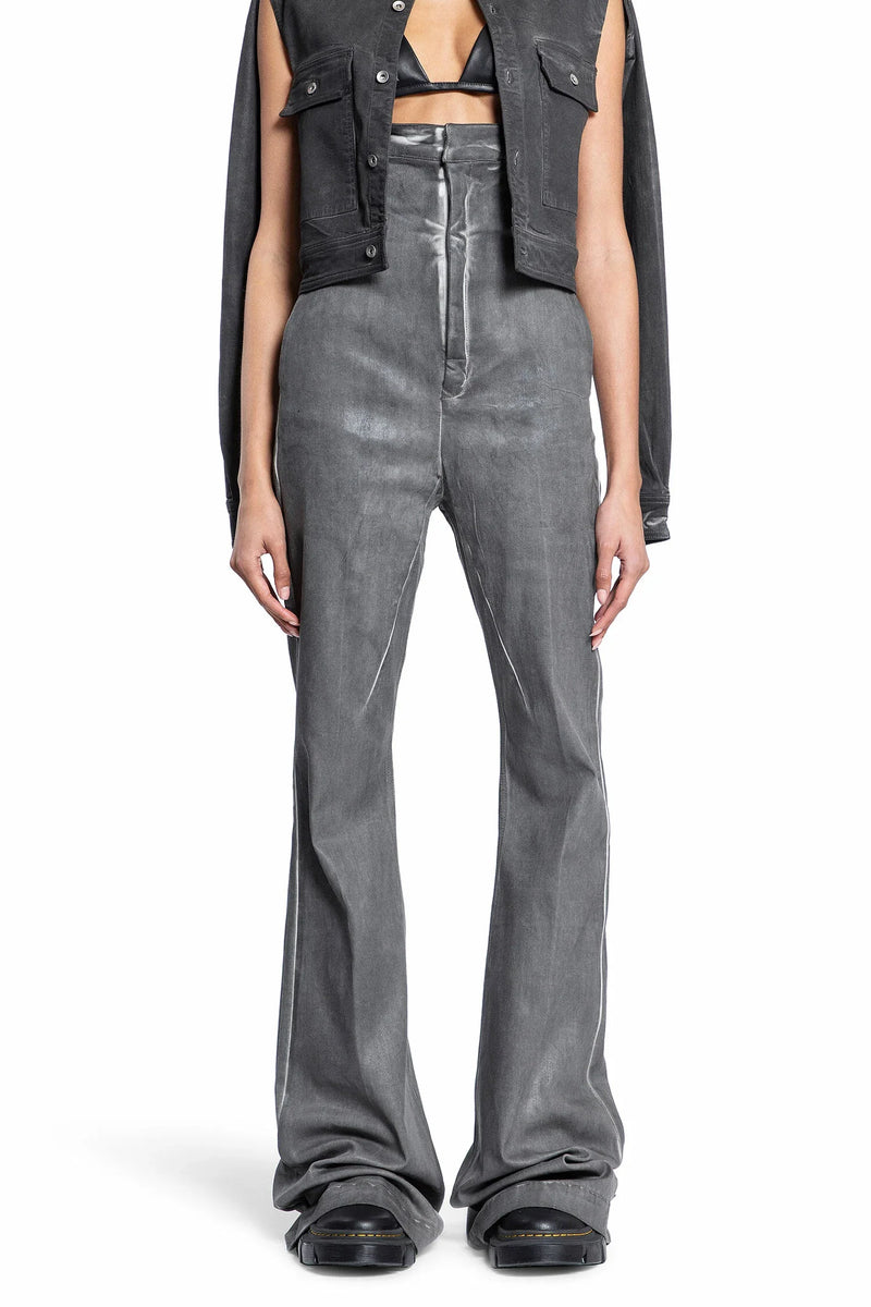RICK OWENS WOMAN GREY JEANS - Antonioli.eu