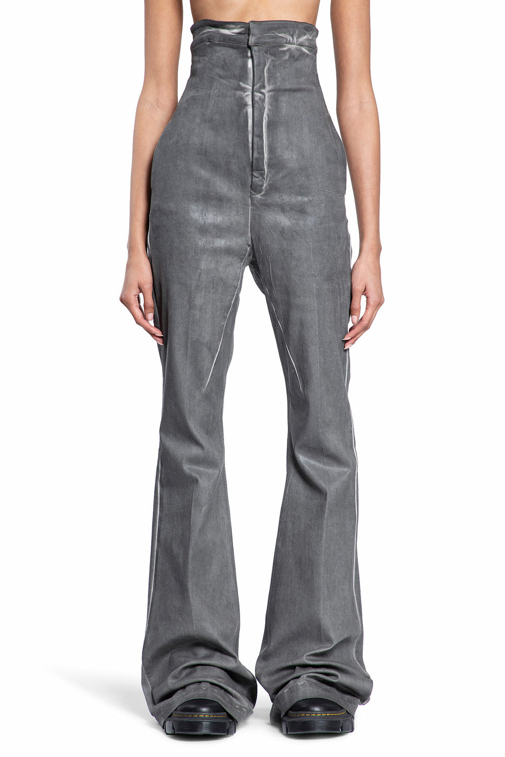 RICK OWENS WOMAN GREY JEANS