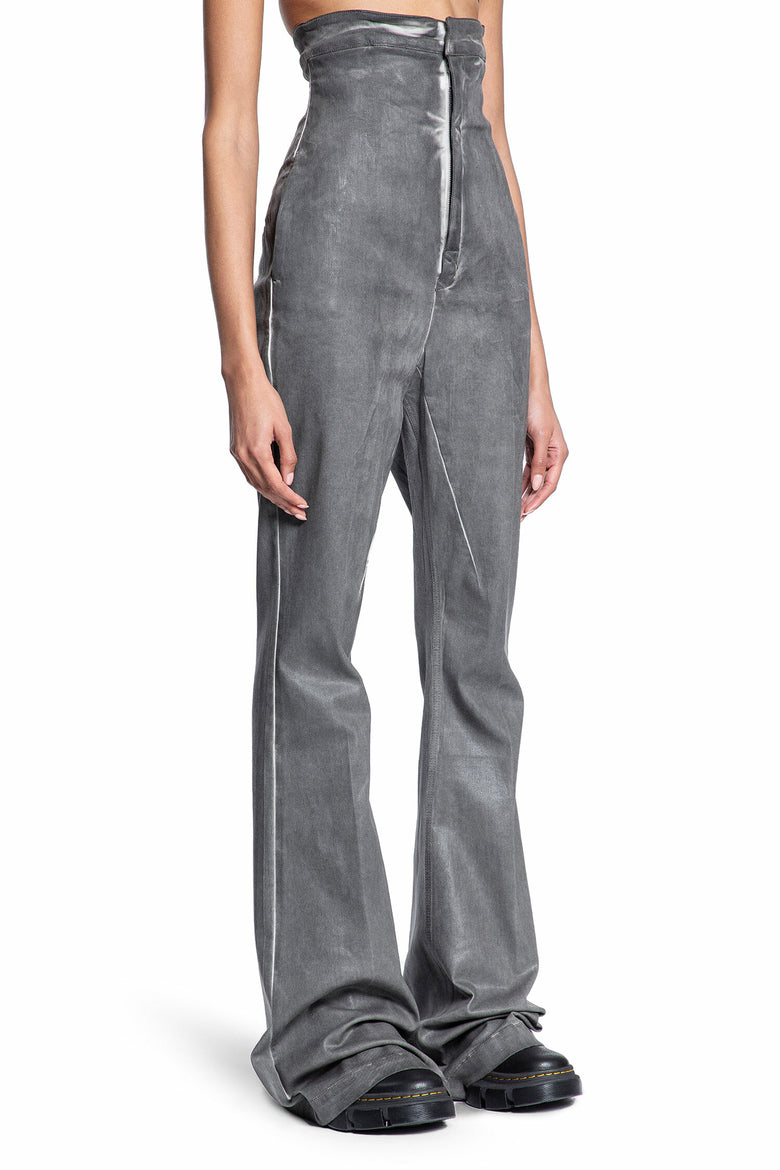 RICK OWENS WOMAN GREY JEANS