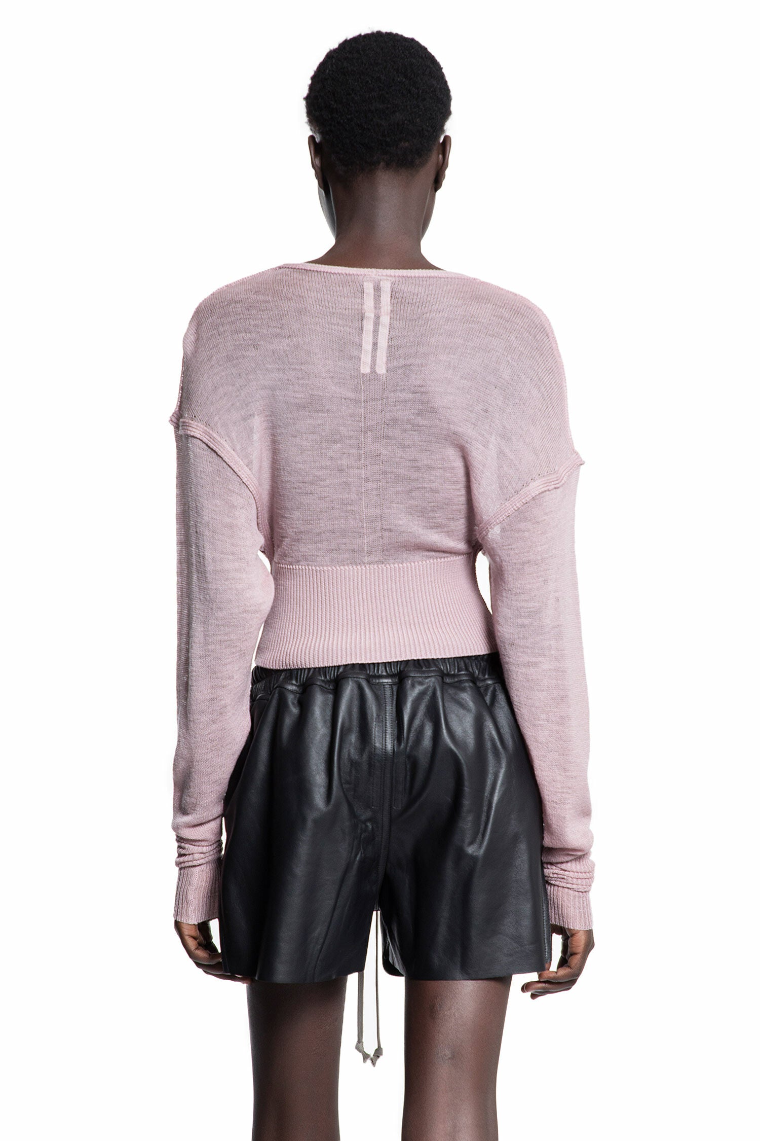 RICK OWENS WOMAN PINK KNITWEAR