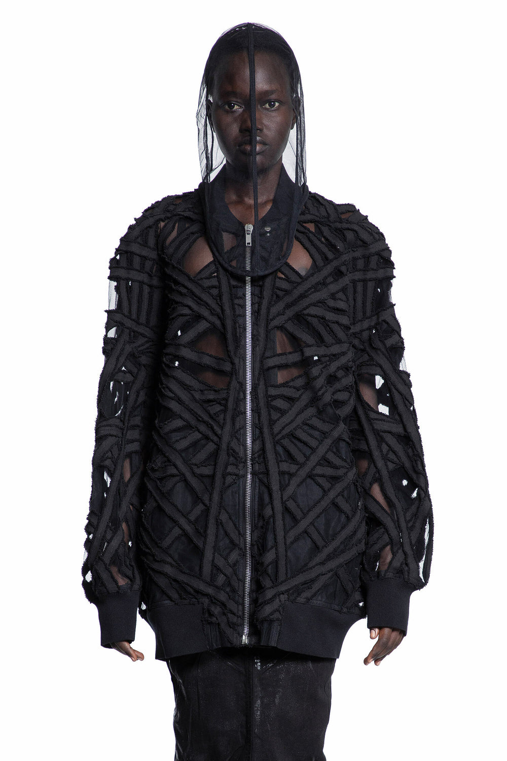 RICK OWENS WOMAN BLACK JACKETS