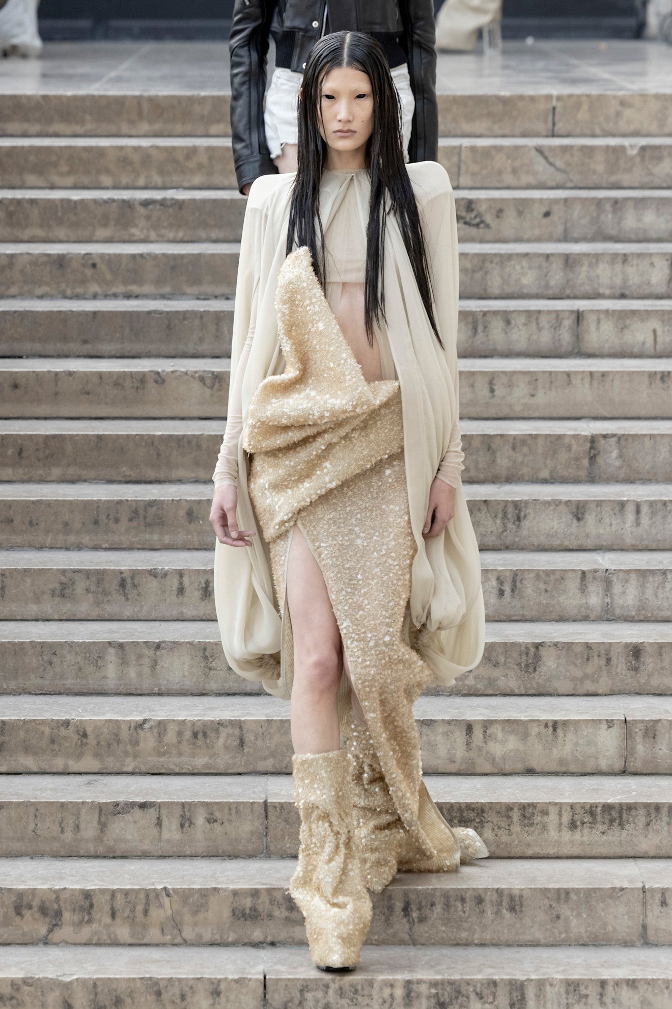 RICK OWENS Temple Helm Top woman