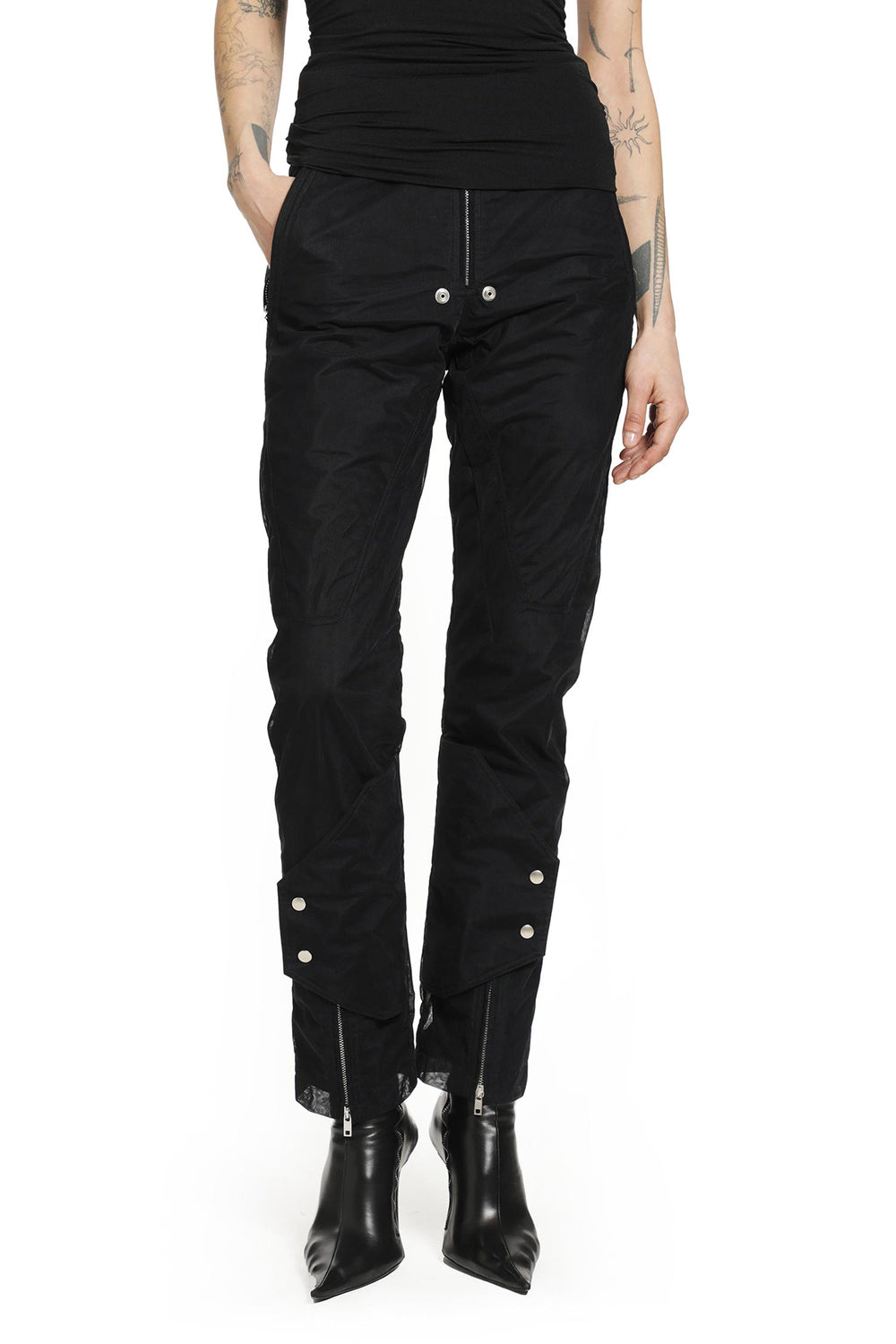RICK OWENS Temple MotoPants woman