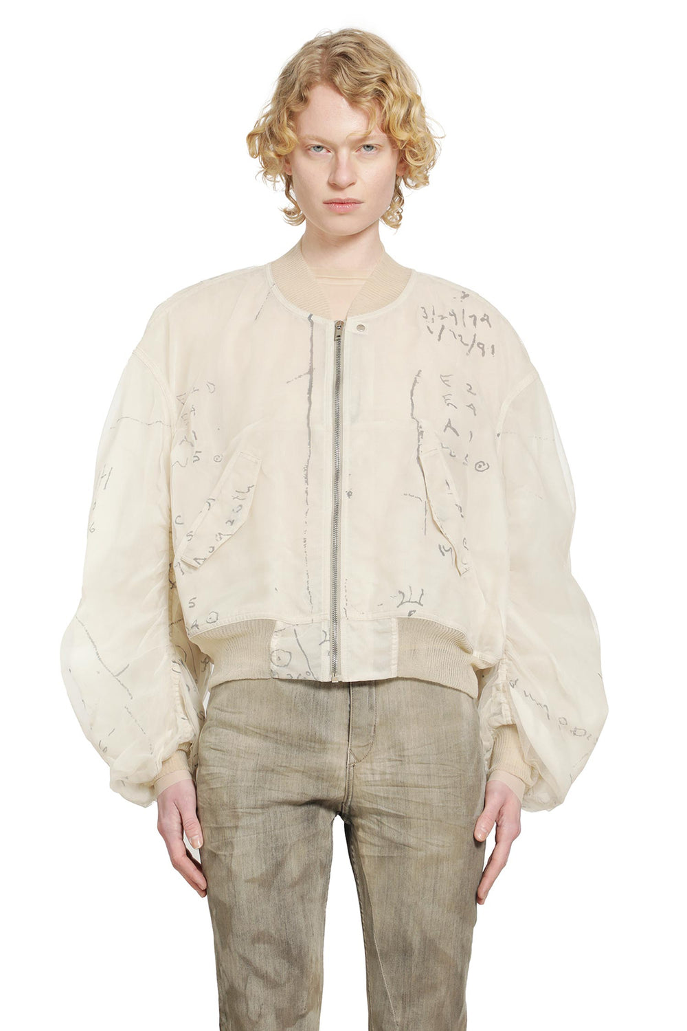 RICK OWENS Secchia Flight Bomber Jacket woman