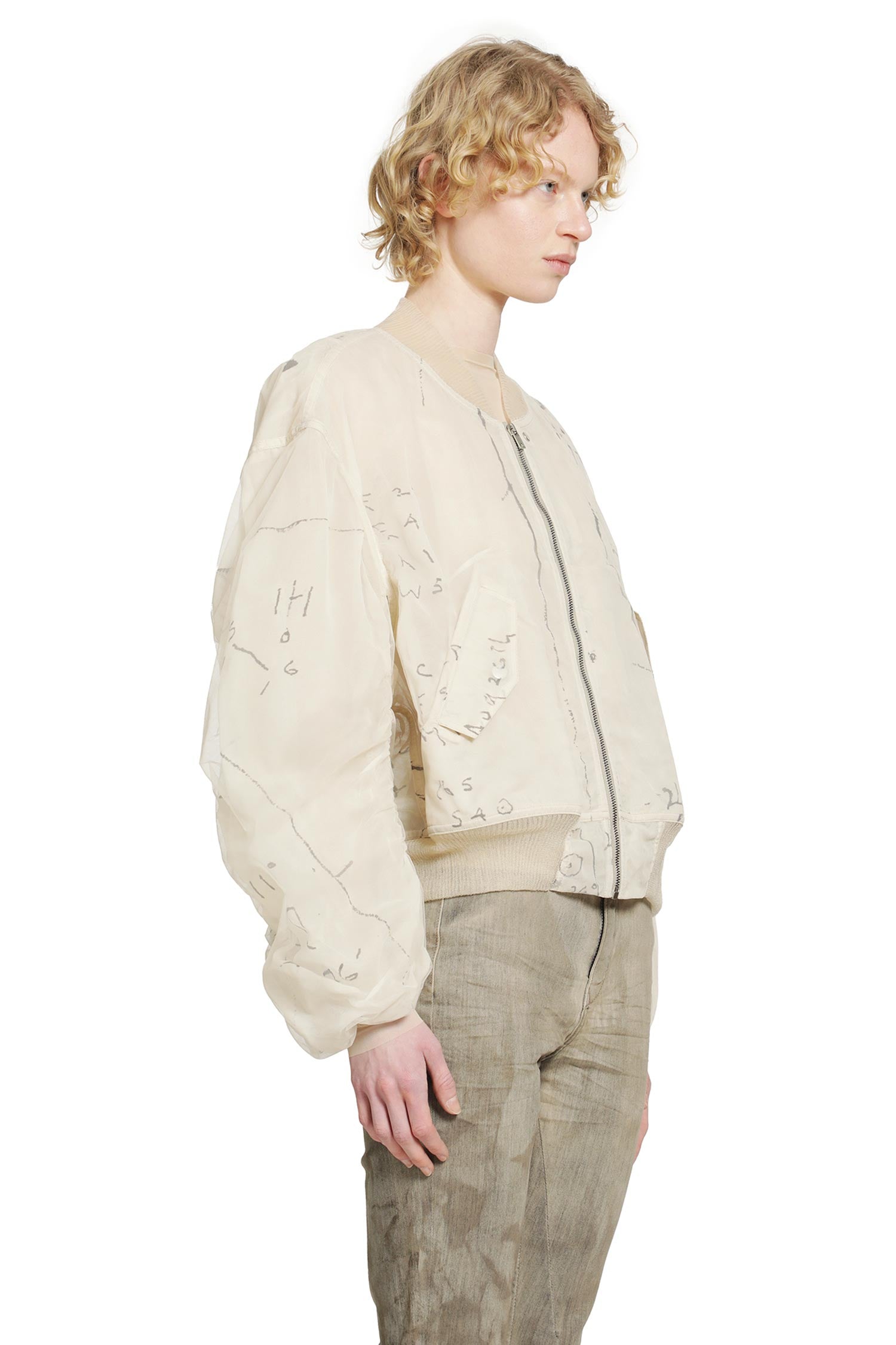 RICK OWENS Secchia Flight Bomber Jacket woman