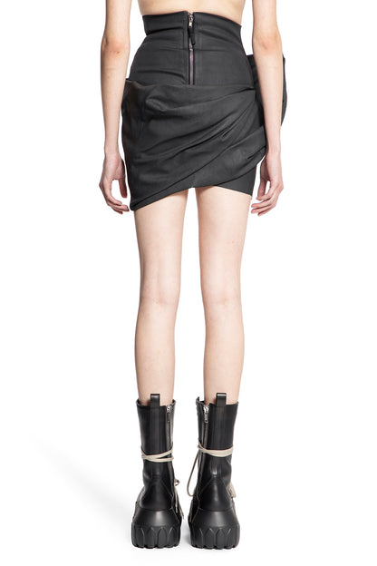 RICK OWENS WOMAN BLACK SKIRTS