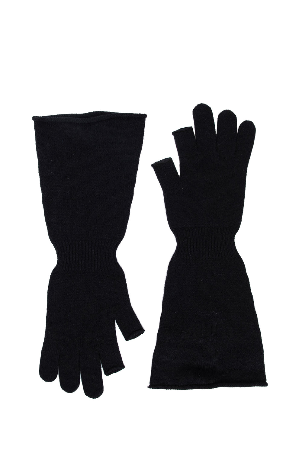 RICK OWENS WOMAN BLACK GLOVES