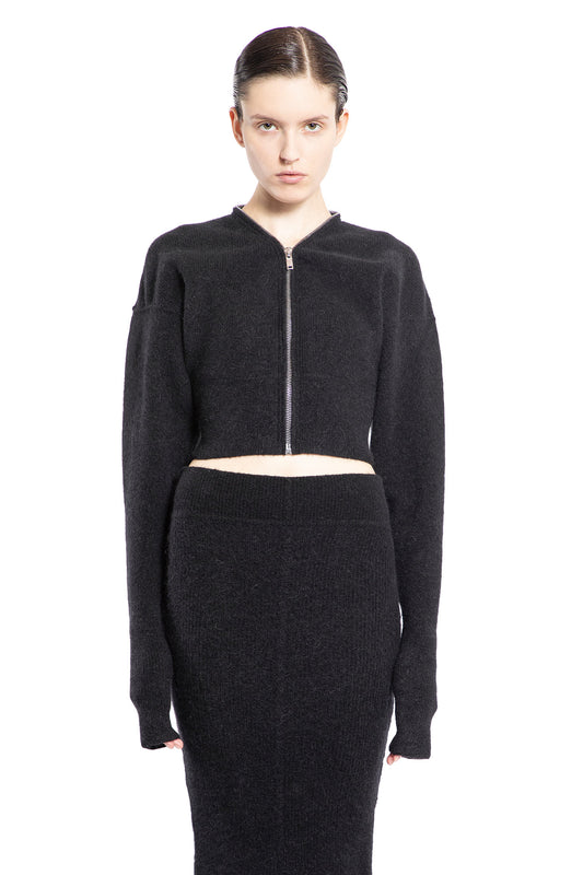 RICK OWENS WOMAN BLACK KNITWEAR