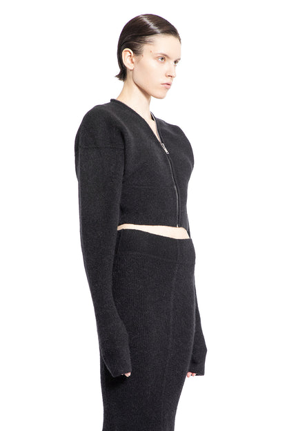 RICK OWENS WOMAN BLACK KNITWEAR