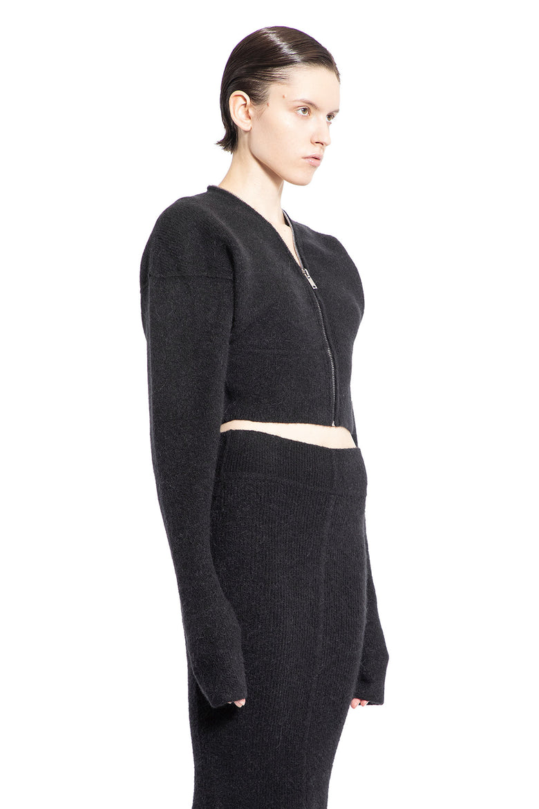 RICK OWENS WOMAN BLACK KNITWEAR