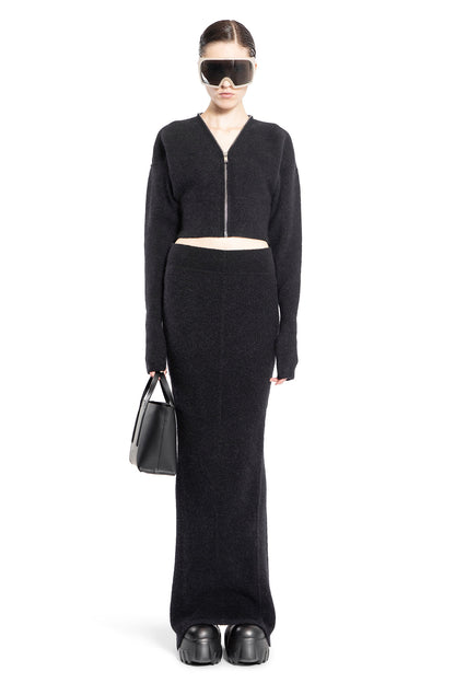 RICK OWENS WOMAN BLACK KNITWEAR