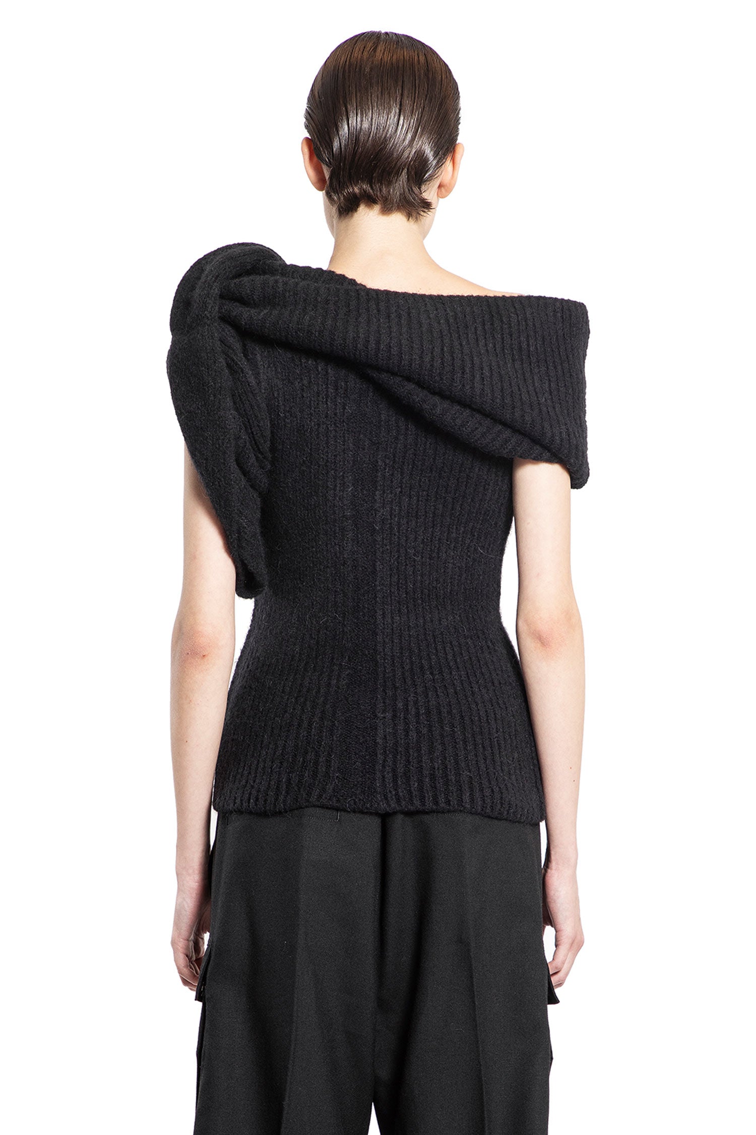 RICK OWENS WOMAN BLACK KNITWEAR