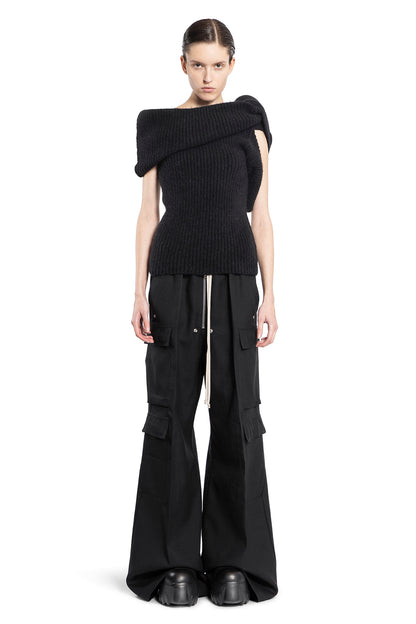 RICK OWENS WOMAN BLACK KNITWEAR