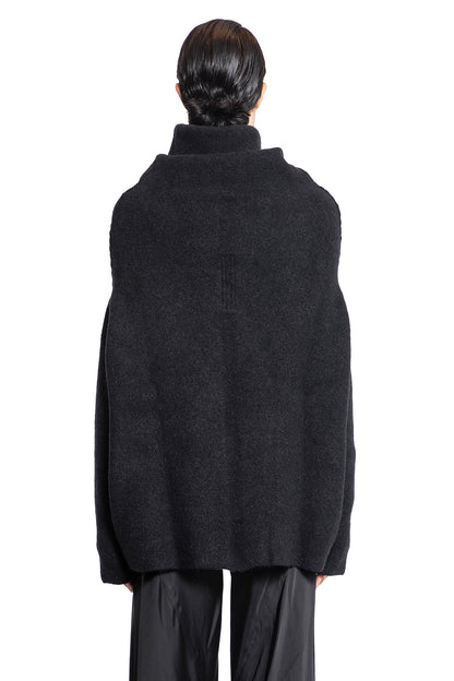 RICK OWENS WOMAN BLACK KNITWEAR