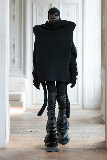 RICK OWENS WOMAN BLACK KNITWEAR