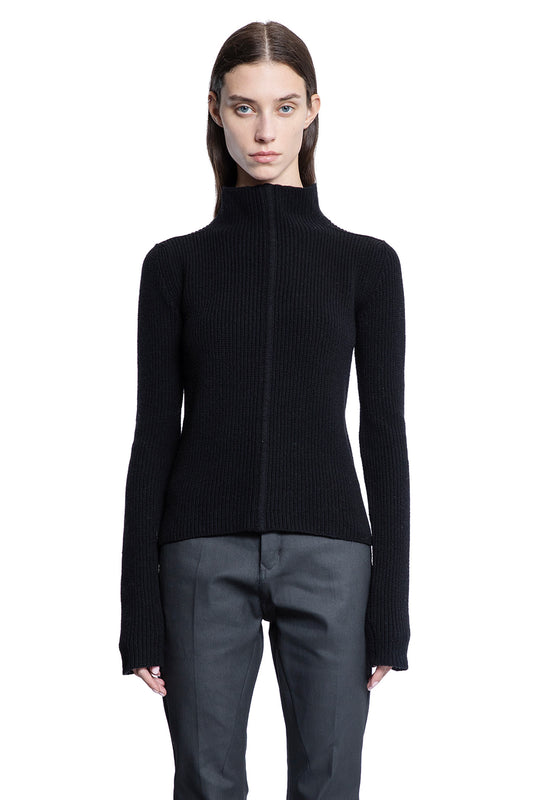 RICK OWENS WOMAN BLACK KNITWEAR