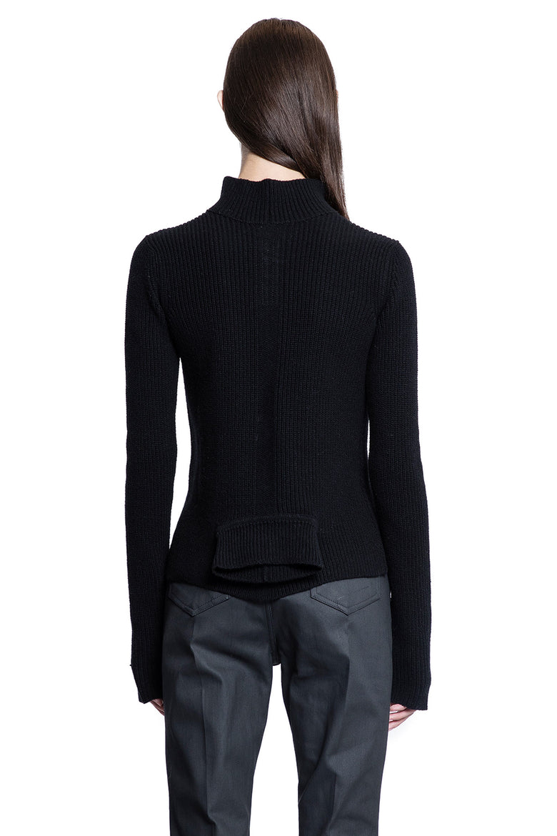 RICK OWENS WOMAN BLACK KNITWEAR