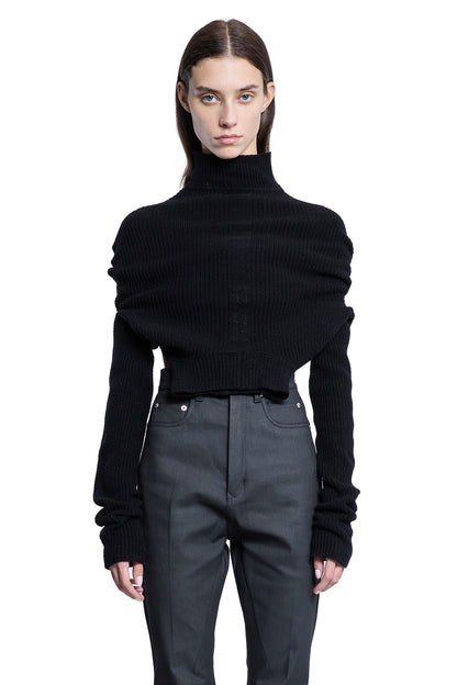 RICK OWENS WOMAN BLACK KNITWEAR