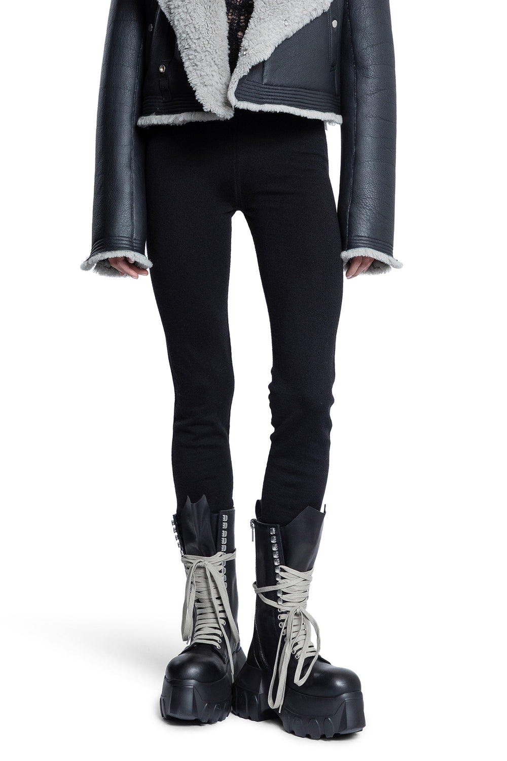 RICK OWENS WOMAN BLACK TROUSERS