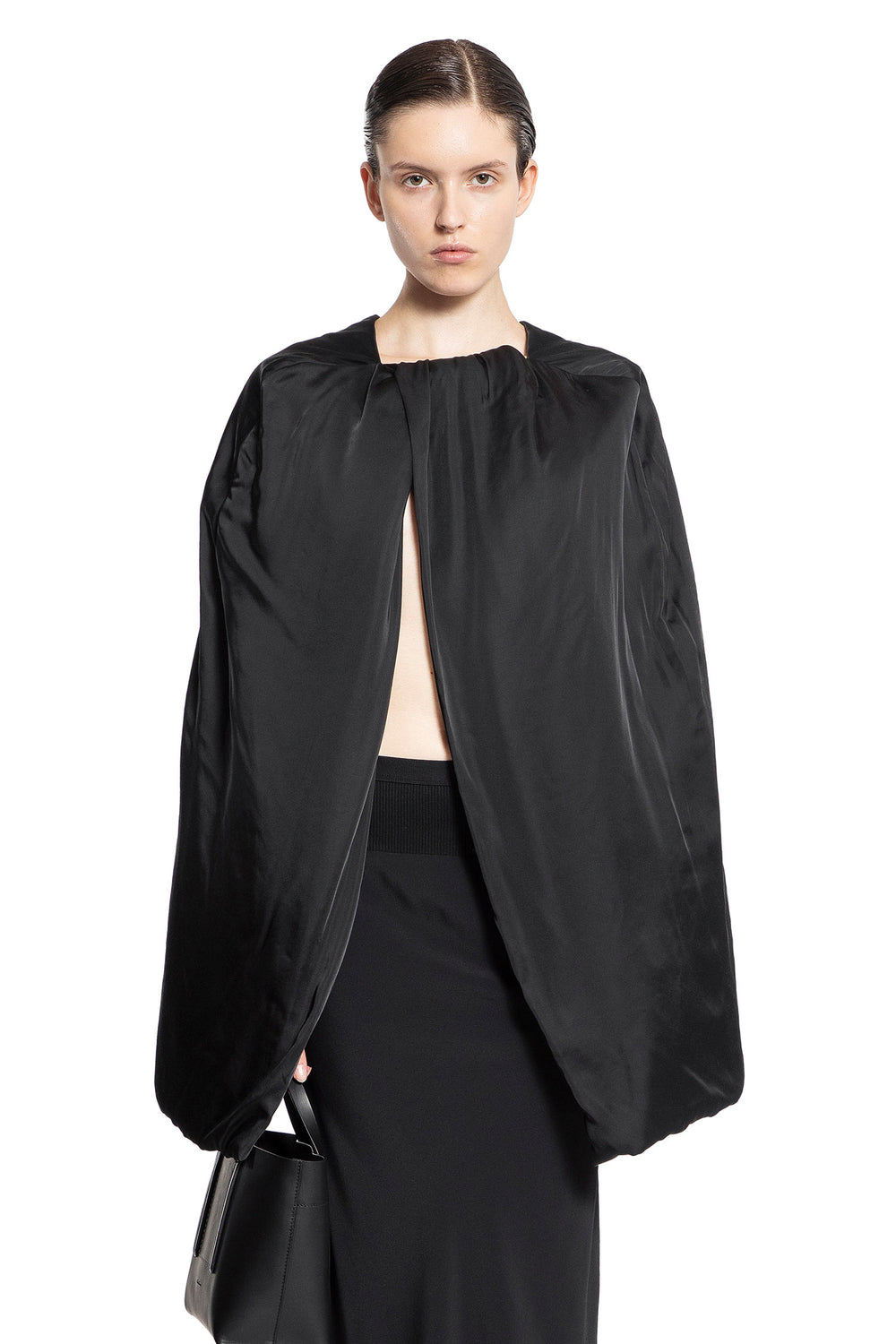 RICK OWENS WOMAN BLACK COATS