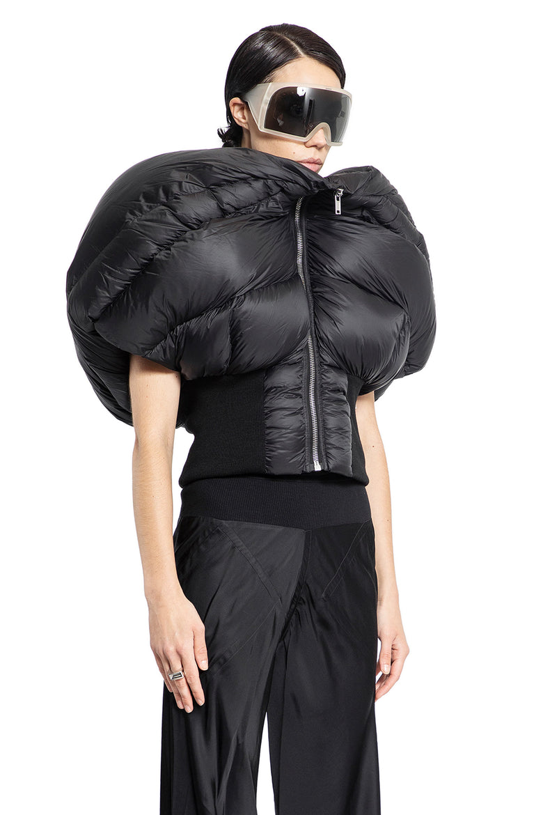 RICK OWENS WOMAN BLACK VESTS