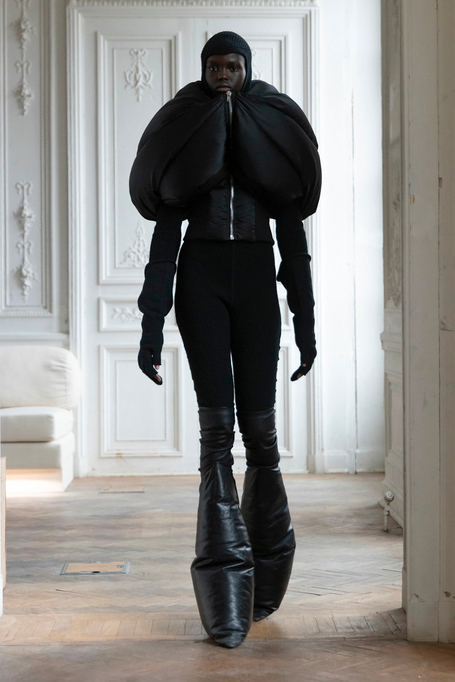 RICK OWENS WOMAN BLACK VESTS