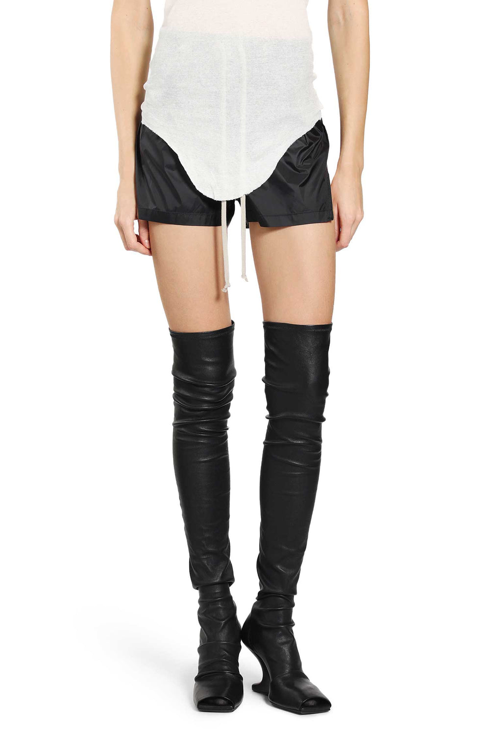 RICK OWENS Concordians Nylon Mini Shorts woman