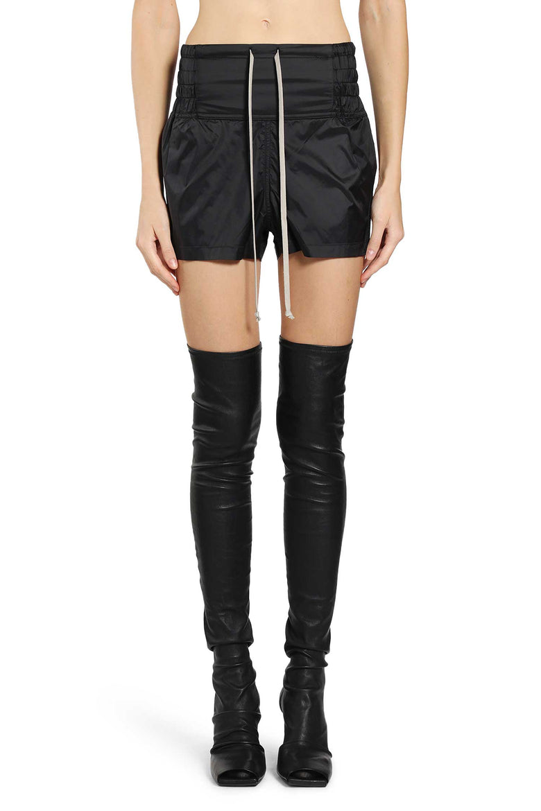 RICK OWENS WOMAN BLACK SHORTS