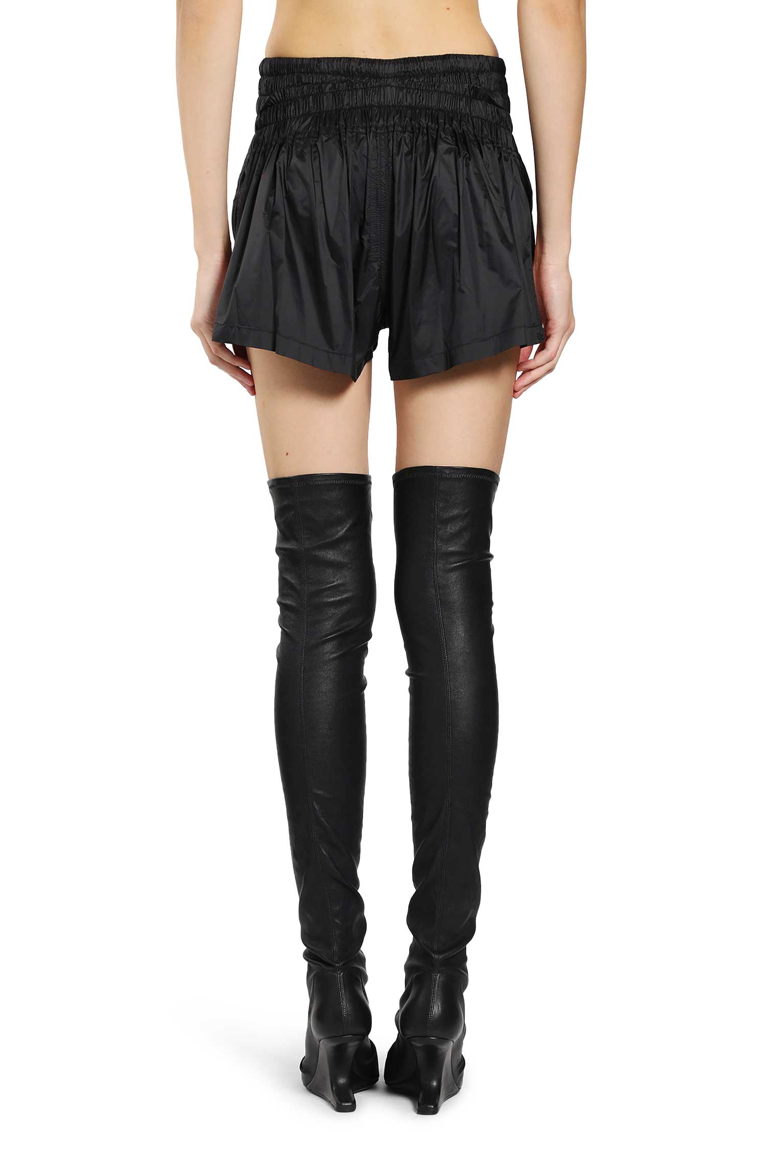 RICK OWENS WOMAN BLACK SHORTS