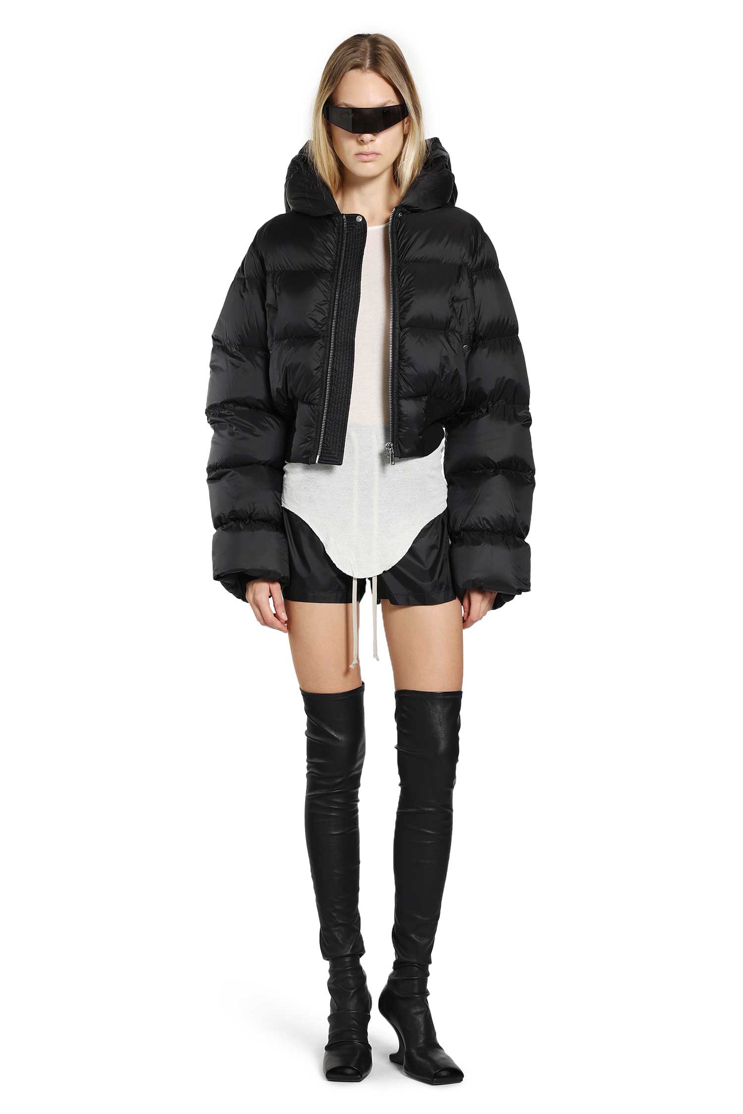 RICK OWENS WOMAN BLACK SHORTS