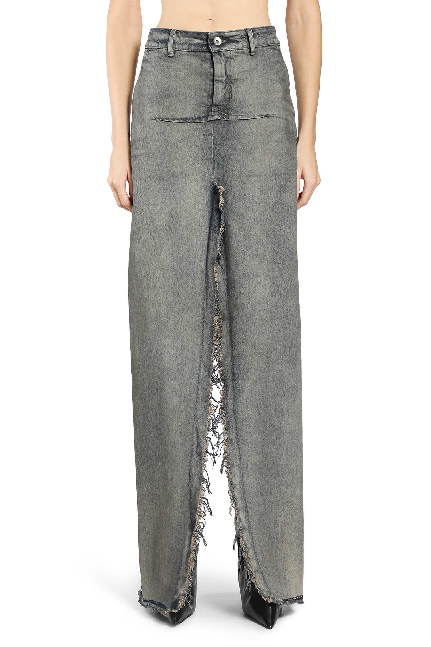 RICK OWENS WOMAN BLUE SKIRTS