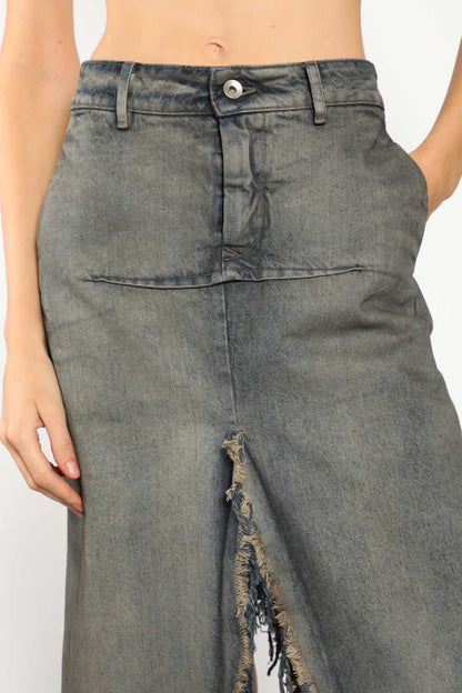 RICK OWENS WOMAN BLUE SKIRTS