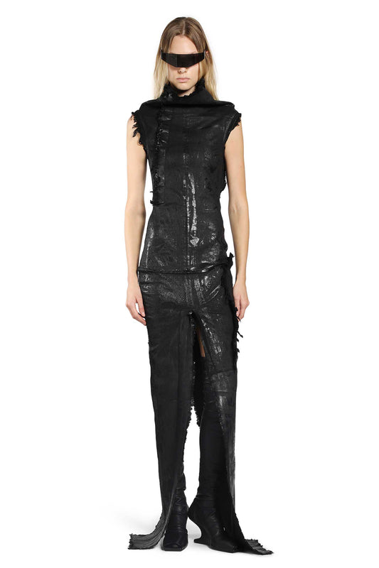 RICK OWENS WOMAN BLACK DRESSES