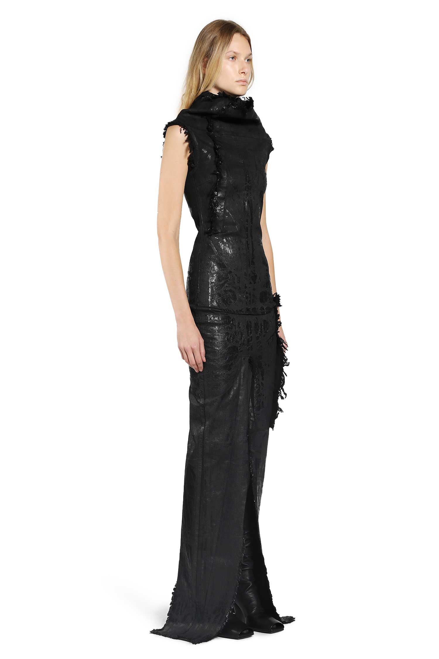 RICK OWENS WOMAN BLACK DRESSES