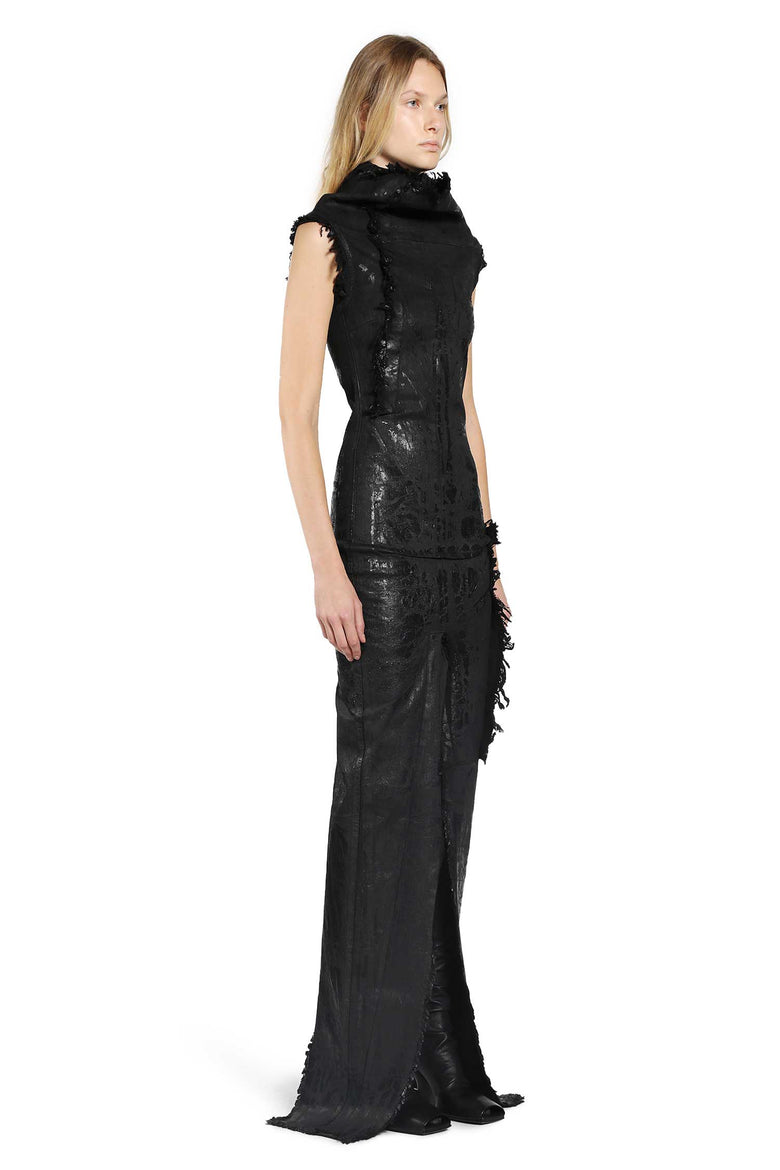 RICK OWENS WOMAN BLACK DRESSES