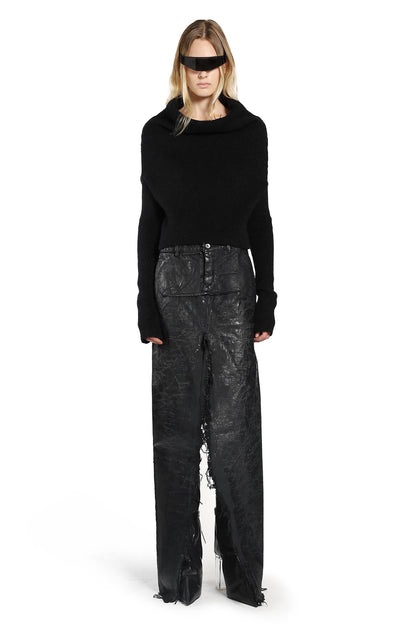 RICK OWENS WOMAN BLACK KNITWEAR