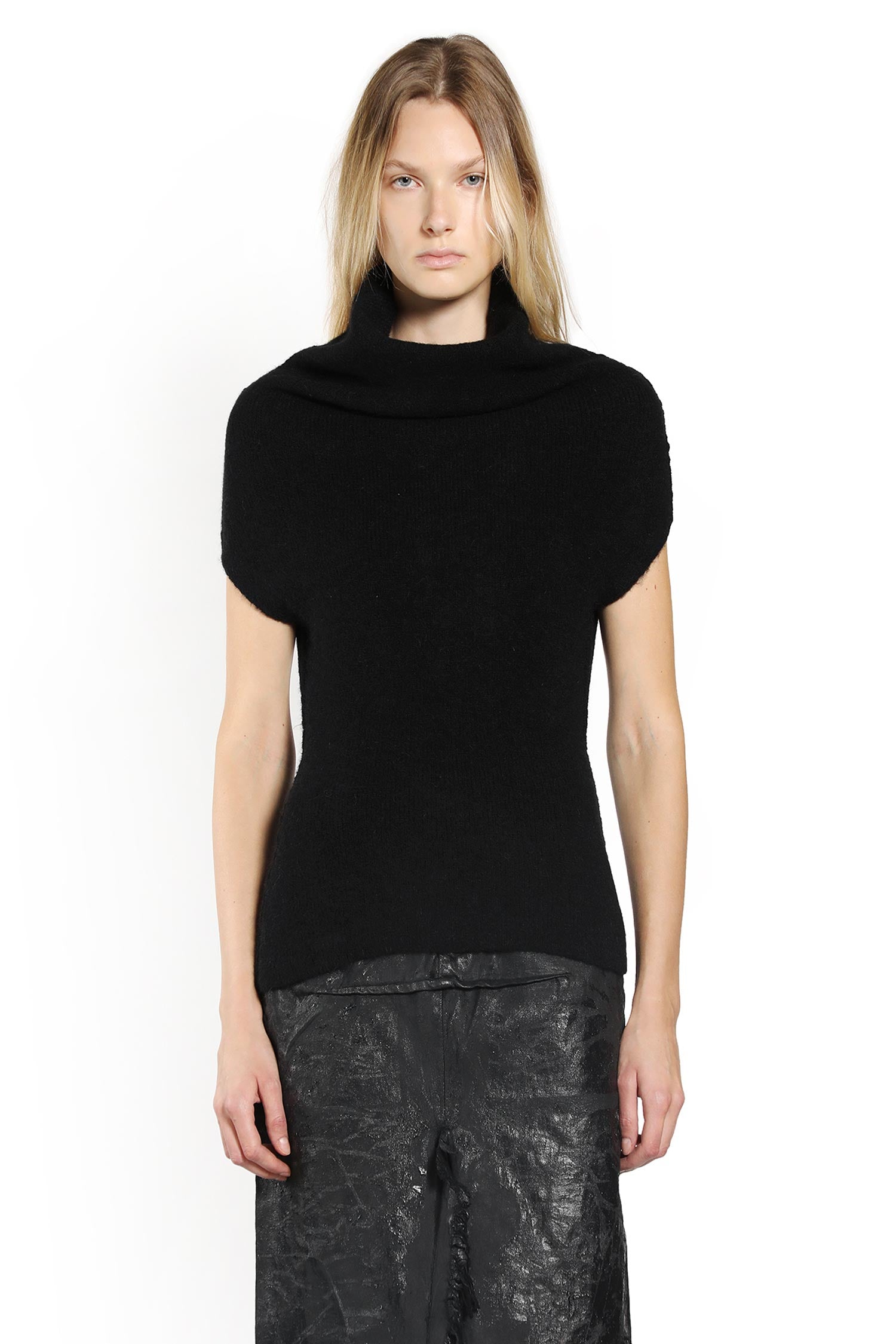 RICK OWENS WOMAN BLACK KNITWEAR