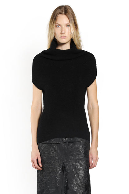 RICK OWENS WOMAN BLACK KNITWEAR