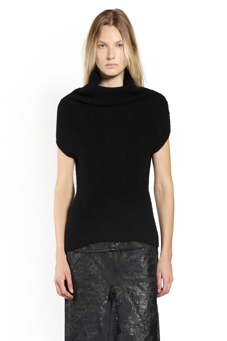 RICK OWENS WOMAN BLACK KNITWEAR