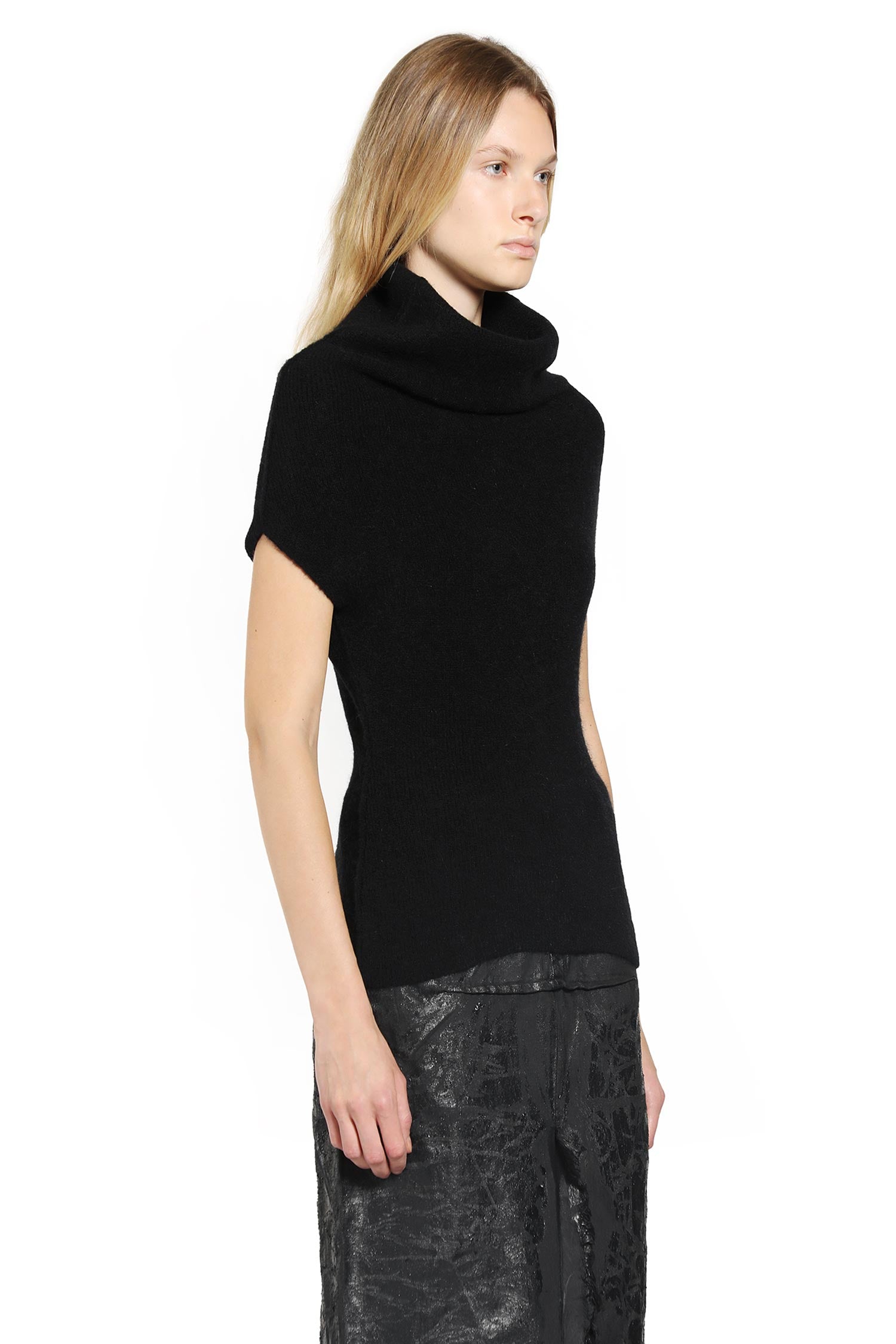 RICK OWENS WOMAN BLACK KNITWEAR