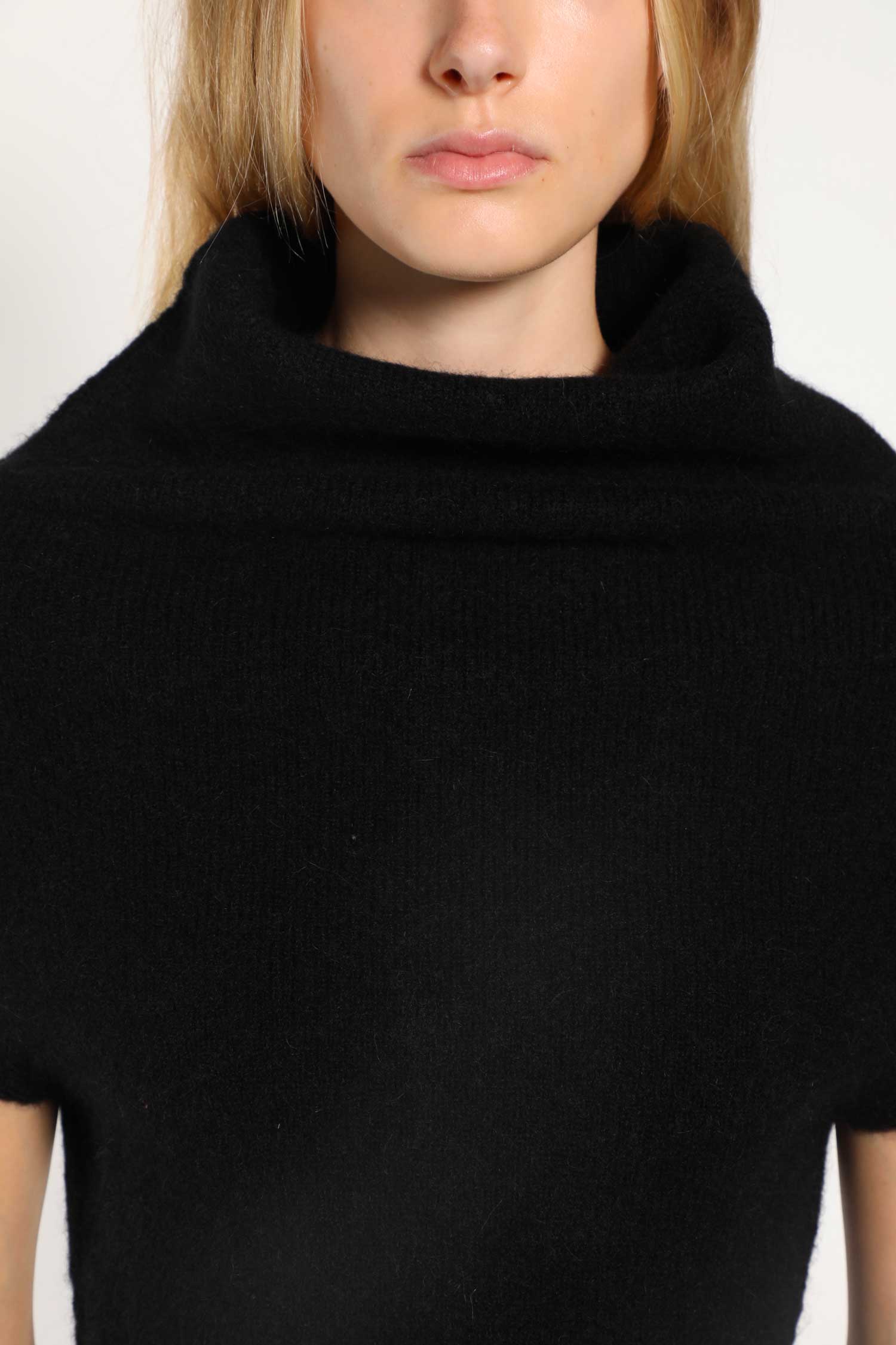 RICK OWENS WOMAN BLACK KNITWEAR