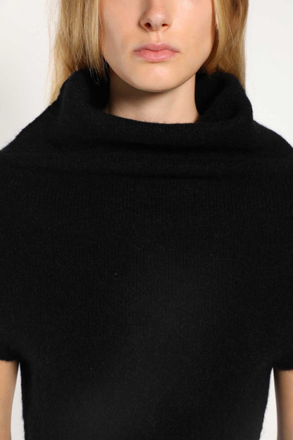 RICK OWENS WOMAN BLACK KNITWEAR