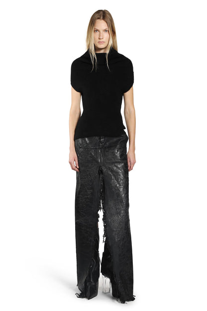 RICK OWENS WOMAN BLACK KNITWEAR